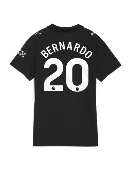 Billige Manchester City Bernardo Silva #20 Bortedrakt Dame 2025-26 Kortermet